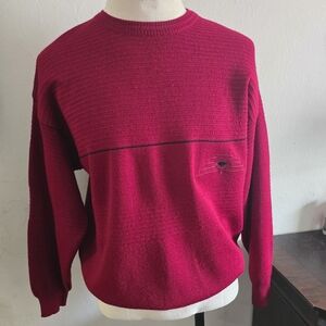 IL GRANCHO VINTAGE Men's Red Sweater Shirt Size M